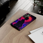 Neon Geisha Silhouette Phone Case | Tough Cover