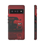 Red Mustang Art Phone Case, GT500 American Muscle Car Tough Cover