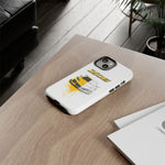 Z06 Corvette Phone Case, Yellow Sketch Reveal Chrome Cover