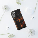 Challenger RT Phone Case, Rainy City Night Muscle Car Tough Cover