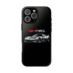 Silver C6 Z06 Phone Case for Chevy Fans, Tough Cover