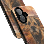 Border Terrier Earthy Watercolor Art Tough Phone Case