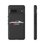 1970 Camaro Z28 White Silhouette Tough Phone Case Cover Gift