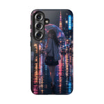 Lofi Anime Rain Street Art Tough Phone Case