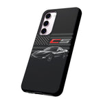 Black C5 Phone Case American Sports Car Tough Cover Gift