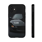 Black 300ZX Studio Front Tough Phone Case for JDM Enthusiasts