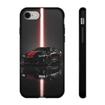 Camaro ZL1 Phone Case, Black Red Racing Stripe Studio Cover, Gift