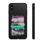 R32 Skyline GT-R Manga Style JDM Tough Phone Case Cover Gift
