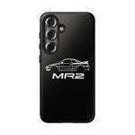 MR2 White Side Silhouette JDM Tough Phone Case Cover Gift