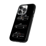 Black Silverado Classic Pickup Tough Phone Case for Chevy Truck Fans
