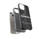 AE86 Phone Case, White 85 JDM Drift Icon Stripe Studio Cover