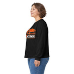 C8 Z06 Convertible Illustration Long Sleeve, Orange Sports Car Tee