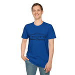 1969 Cutlass Black Outline Silhouette Emblem Classic Car T-Shirt Fan Gift
