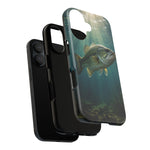Largemouth Bass Phone Case, Sunlit Underwater Tough Cover, Gift