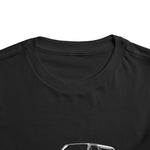 Chevy Squarebody K5 Blazer SUV Silhouette Toddler T-Shirt Graphic Tee Black