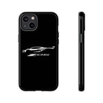 White C8 Z06 Phone Case for Chevy Fans, Tough Protective Cover