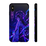 Neon Shrine Maiden phone case | Tough Case, anime vaporwave