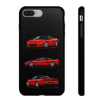 Red NSX Sports Car Phone Case Tough JDM 90s Classic Car Gift