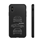 1986 Supra Triple View Line Art JDM Tough Phone Case Cover