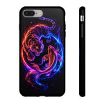 Neon Tiger and Koi Phone Case | Tough Case