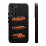 Orange Miura Classic Supercar Tough Phone Case - 3 View