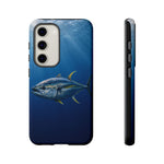 Yellowfin Tuna Phone Case, Deep Blue Water Tough Cover, Gift