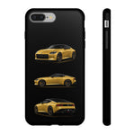 Gold Fairlady Z Classic Sports Car Tough Phone Case - 3 View