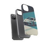 Retro Teal Sports Car C8 phone case | Tough Cases