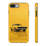 Golden Yellow Charger Phone Case, 68 Classic Muscle Car Tough Cover