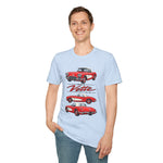 Red 1960 Corvette Convertible T-Shirt | Retro Classic Car Illustration