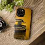 Classic Camaro SS Phone Case, Yellow 69 Muscle Car Cover, Gift for Guys