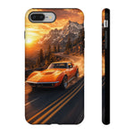 1969 C3 Corvette Phone Case, Orange Mountain Pass Motion Blur