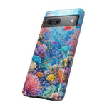 Underwater Coral Reef Phone Case | Colorful Tropical Fish Ocean Scene