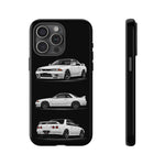 R32 Skyline Phone Case White, Three-View Vector Cover, Gift GTR Fans