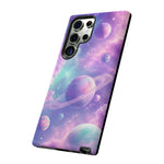 Pastel Galaxy Planet Vaporwave Art Tough Phone Case