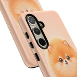 Pomeranian Kawaii Puffball Chibi Pet Dog Art Tough Phone Case