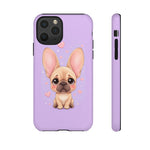 French Bulldog Bat Ears Kawaii Pet Dog Art Tough Phone Case