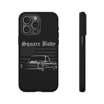 C10 Square Body Truck Phone Case Featuring Classic Chevy Pickup Artwork