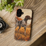 German Shorthaired Pointer Pointing Art Tough Phone Case