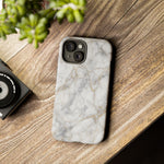 White Marble Pattern Phone Case | Tough Cover