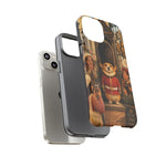 Corgi Royal Guard phone case | Cute British corgi soldier illustration