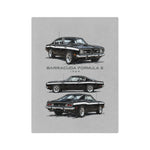 1969 Barracuda Formula S car blanket | Classic Muscle Car illustration