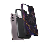 French Bulldog Galaxy Marble Art Tough Phone Case