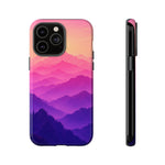 Pastel Mountain Haze Vaporwave Art Tough Phone Case