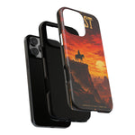 Western Sunset Cowboy Phone Case | Rugged Protective Cover