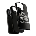 White S2000 Roadster Collage JDM Tough Phone Case Cover Gift