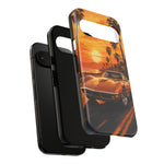 Orange Corvette C3 Stingray Sunset Palms Phone Case