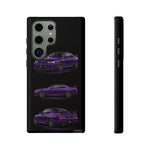 Purple R33 Skyline GTR JDM Sports Car Phone Case Tough Multi View