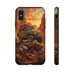 Land Cruiser FJ40 Classic 4x4 Red Rock Canyon Art Tough Phone Case