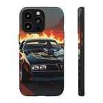 Firebird Trans Am Black Gold Eagle Art Tough Phone Case